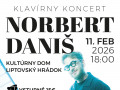 Pozvánka na koncert Norberta Daniša